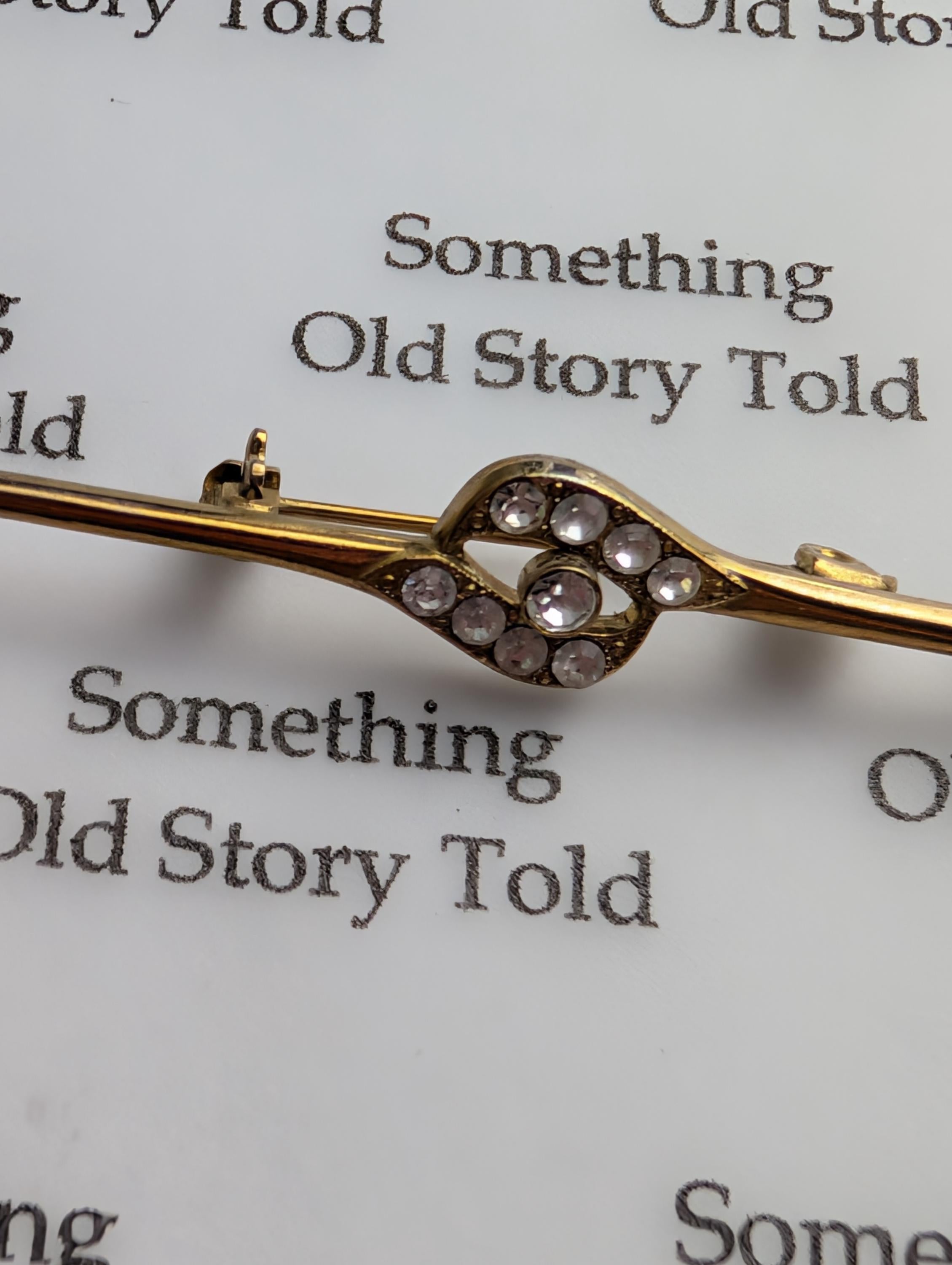 Set of 3 Vintage Gold Tone Bar Brooches | Faux Pearl Crystal Lapel Pins __etsy:7984891290