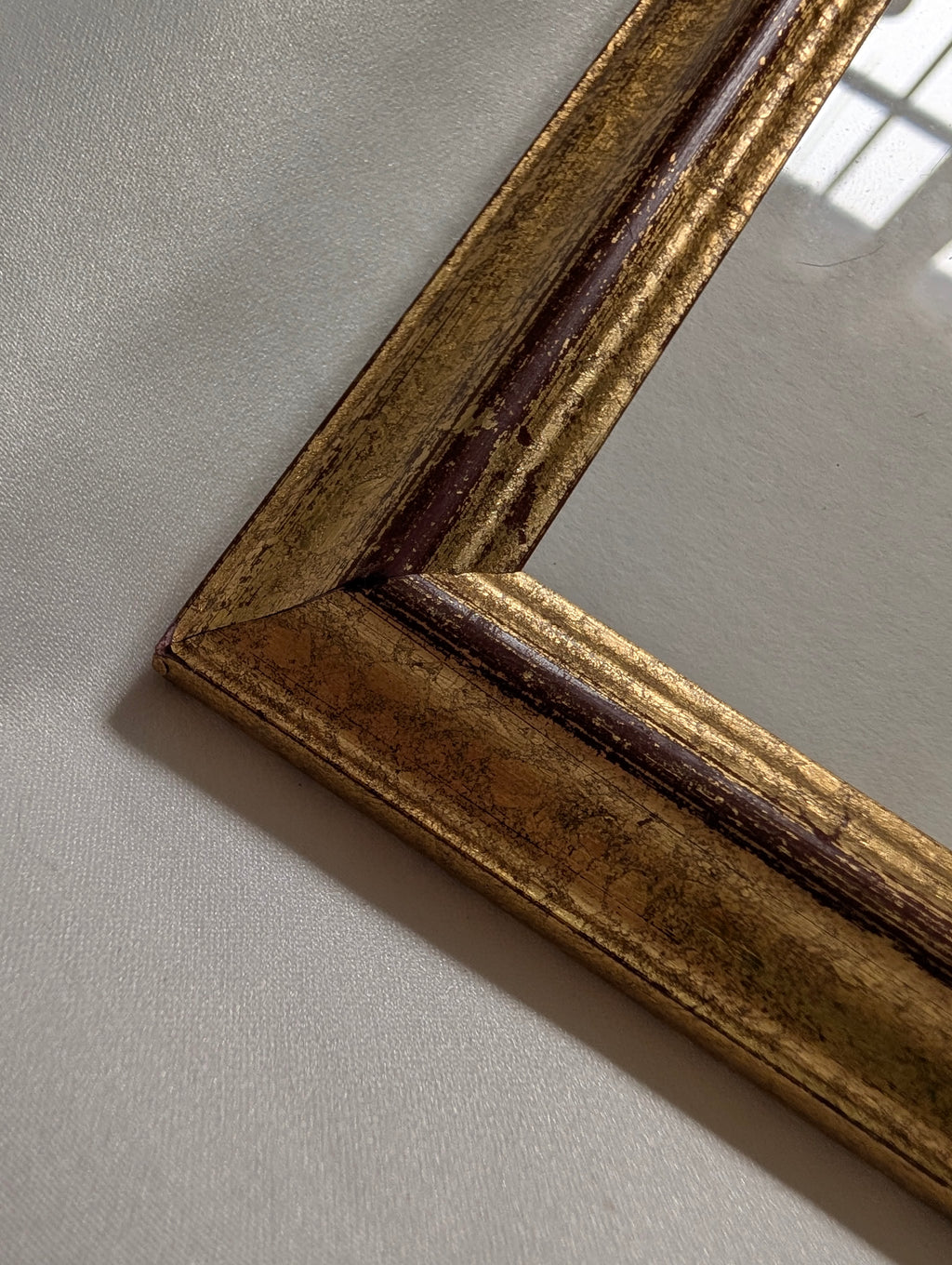 Framed J.M.W. Turner Watercolour Print – 'Venice: The Campanile and the Palace of the Doge' in Distressed Gilt Frame