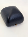 Vintage Ring Box Black Domed Leatherette Jewellers Box, WF Goldstraw Goldsmith Leek Staffordshire, Antique Engagement Ring Display Box