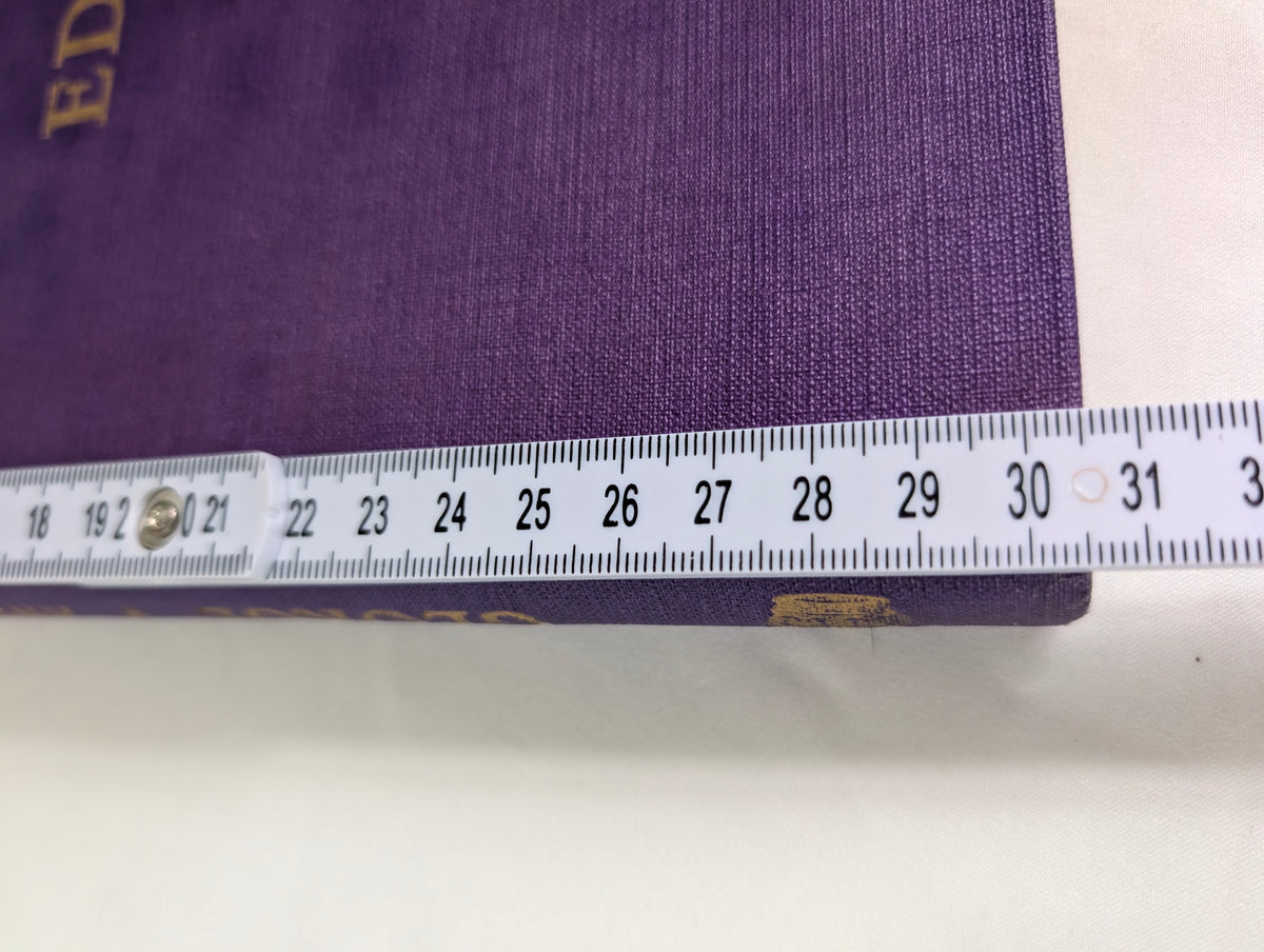 1936 George V and Edward VIII: A Royal Souvenir – Hardcover Pre-Abdication Commemorative Book in Gilt Royal Purple Cloth
