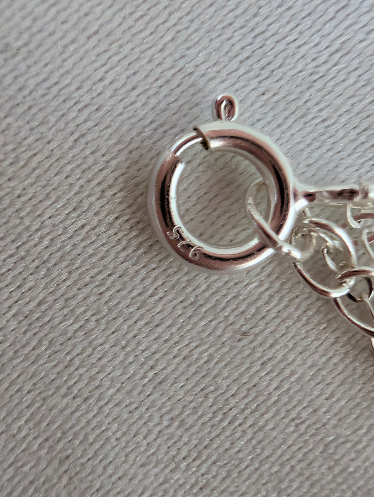 Sterling Silver 925 Initial 'R' & Solitaire Crystal Charm Necklace – Dainty Pavé Letter Pendant with Adjustable Extender