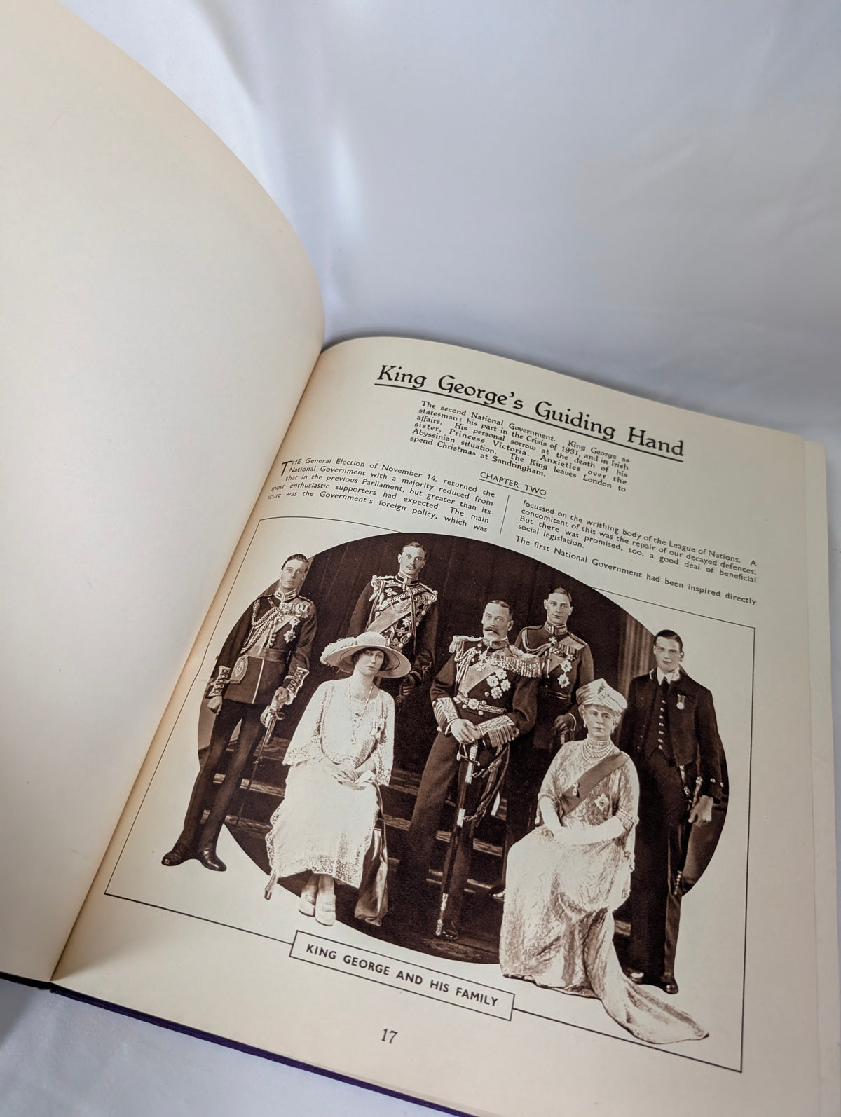 1936 George V and Edward VIII: A Royal Souvenir – Hardcover Pre-Abdication Commemorative Book in Gilt Royal Purple Cloth