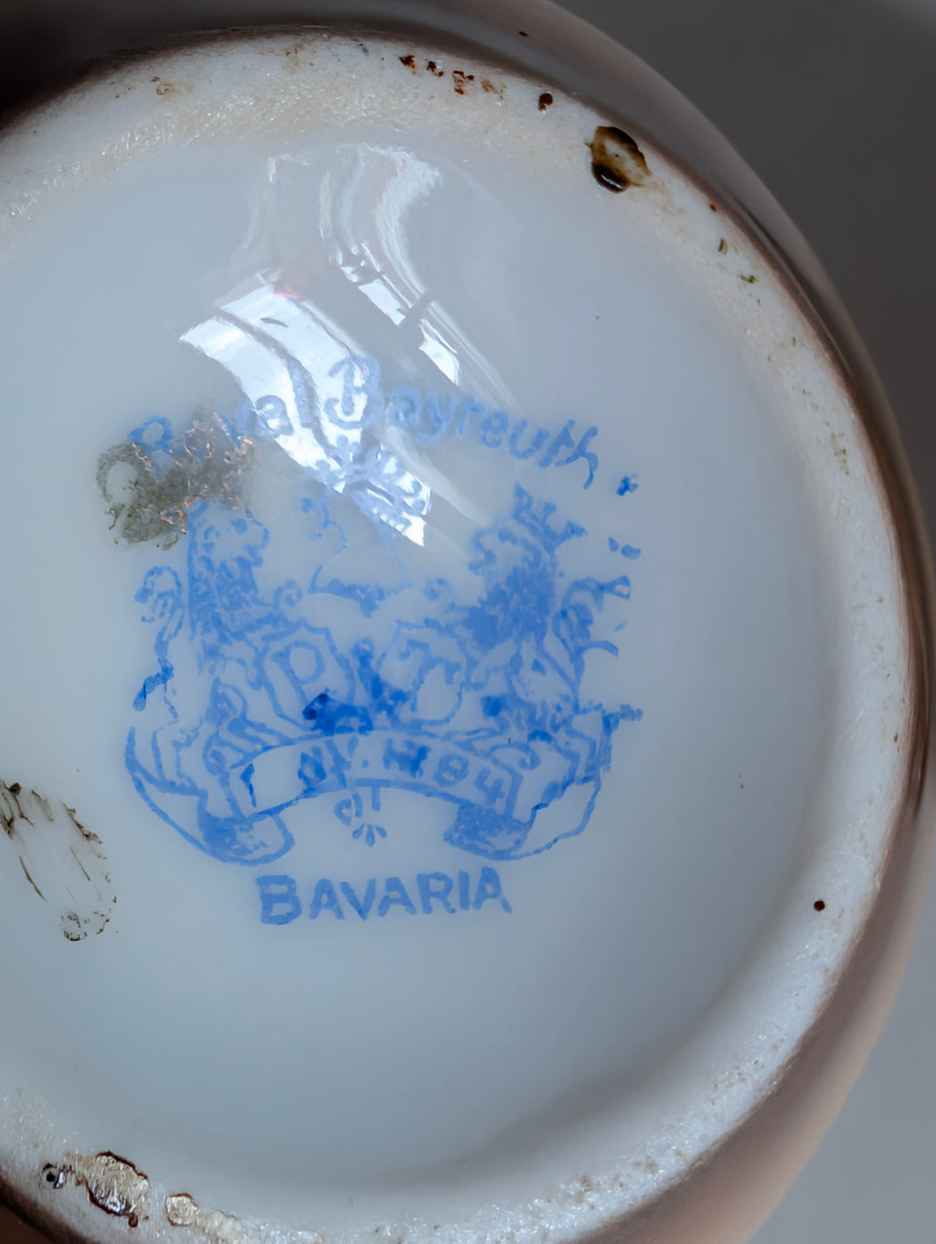 Antique Royal Bayreuth Bavaria Dutch Children Vases Pair Hand Painted Scene